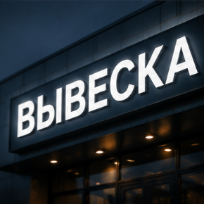 Наружная реклама: вывески и конструкции
